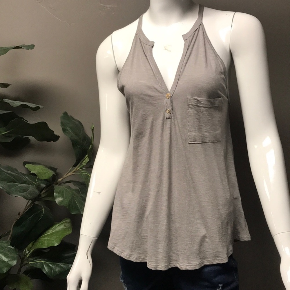 High Low Tank with Botton Detail